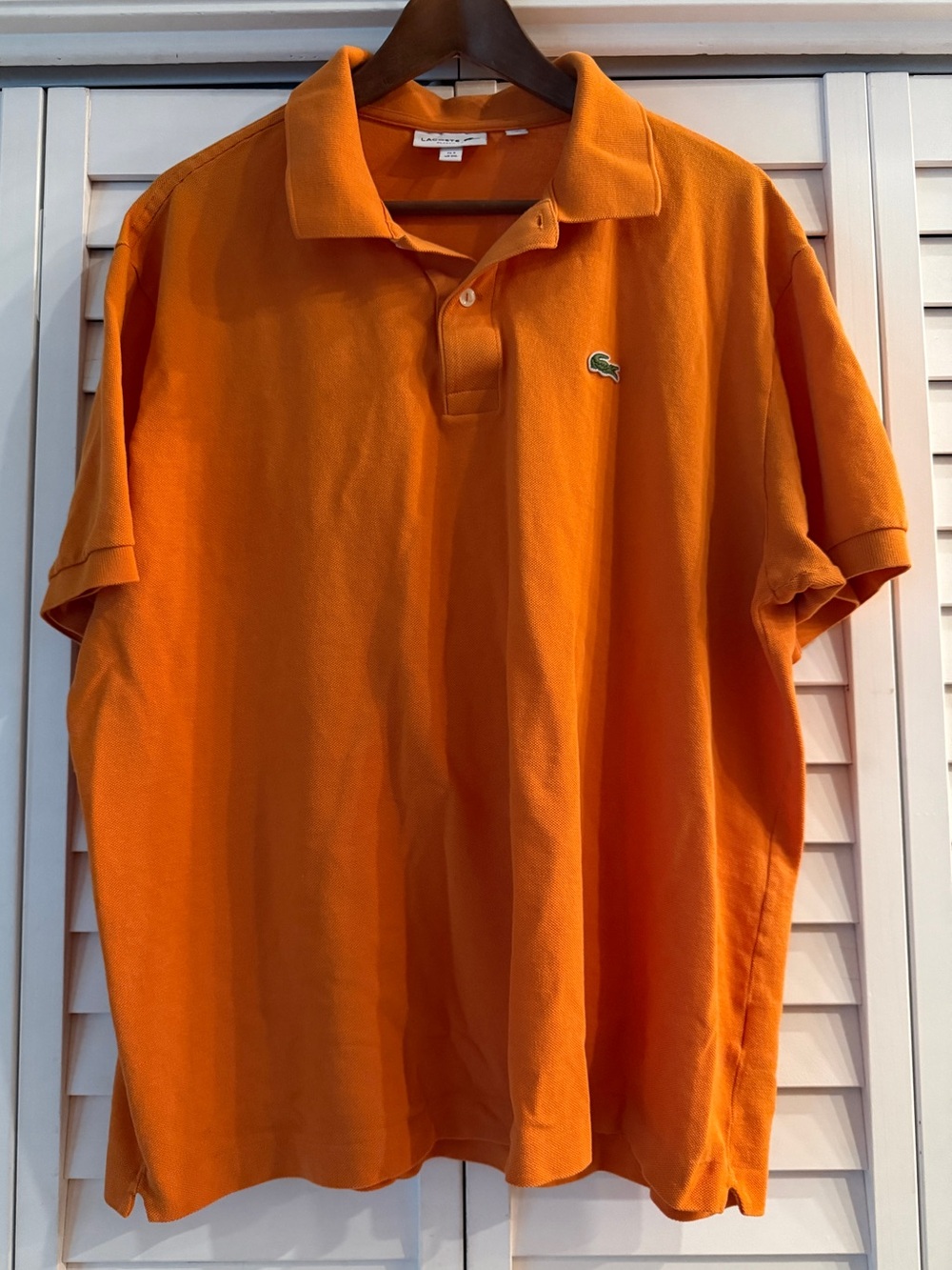 Men’s Lacoste Orange Polo - Size 3X